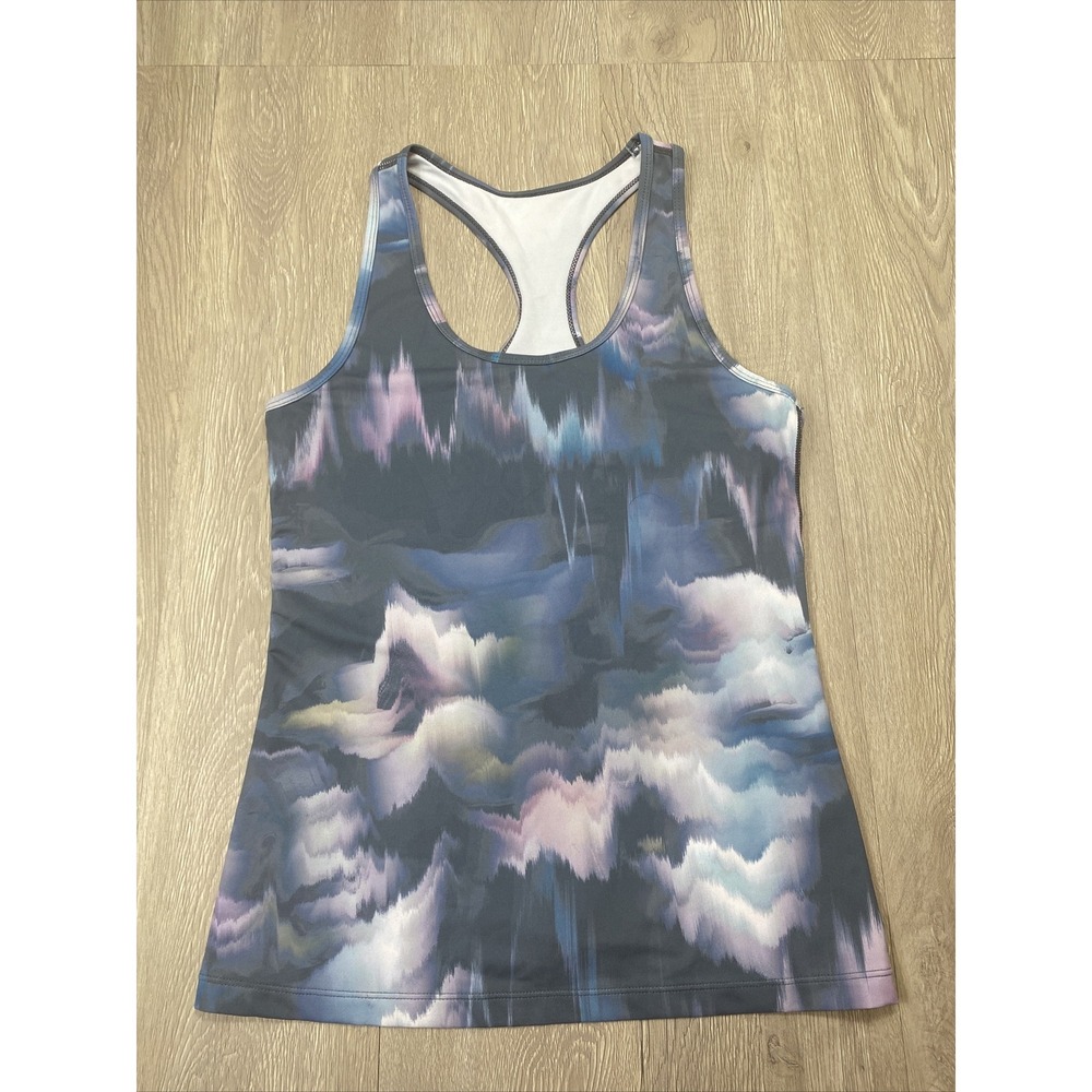 Zella Racerback Tank Top Shirt Women's Size Small A Graphic Print Active Running